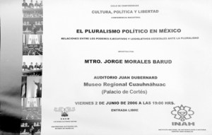 El pluralismo político, 2-06-2006-2