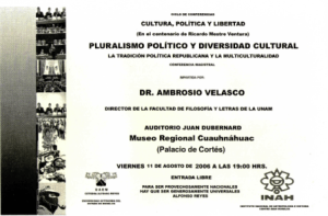 Pluralismo político, 11-08-2006
