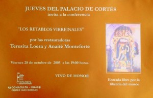 Retablos virrenailes, 28-10-2005