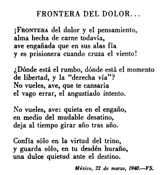 Frontera del dolor. Por Alfonso Reyes